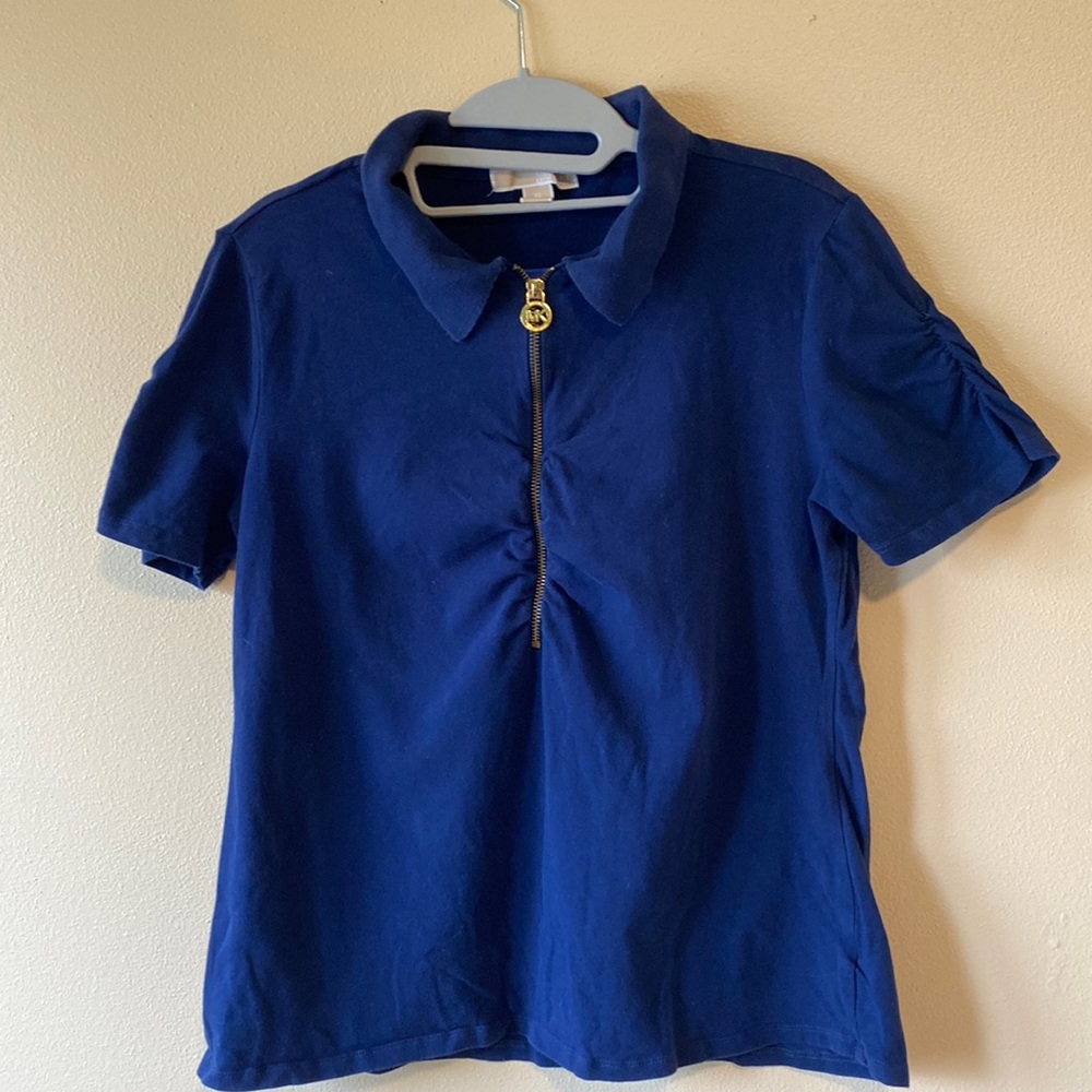 Michael Kors Top with Gold Zipper